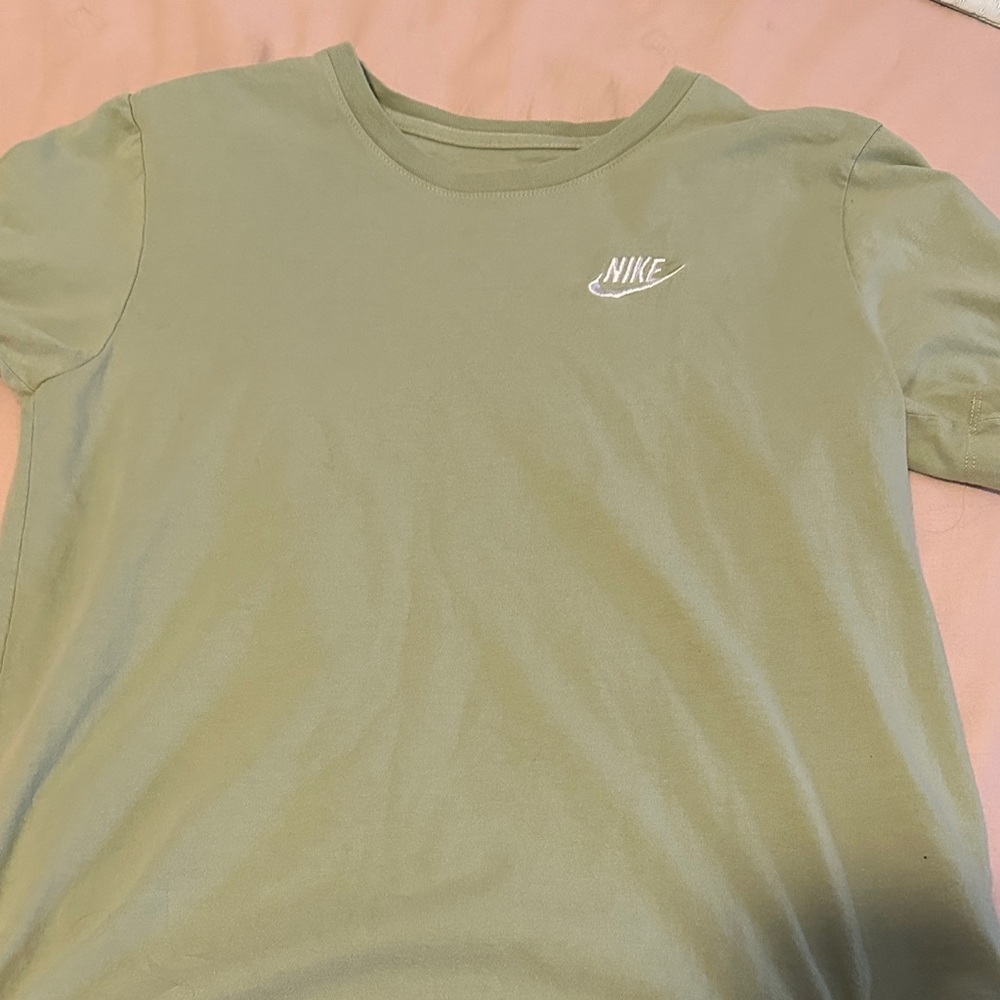 Nike Sage Green Tee with Logo